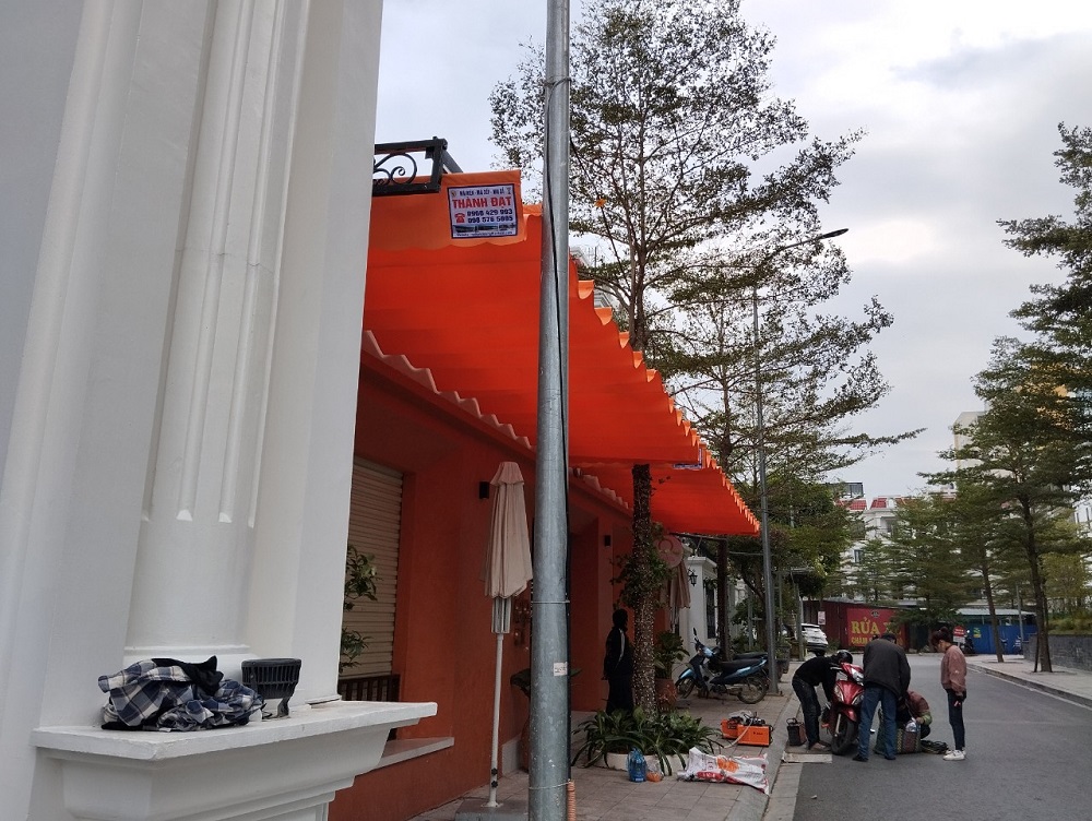 Báo giá mái hiên quay tay mẫu mã đẹp giá rẻ