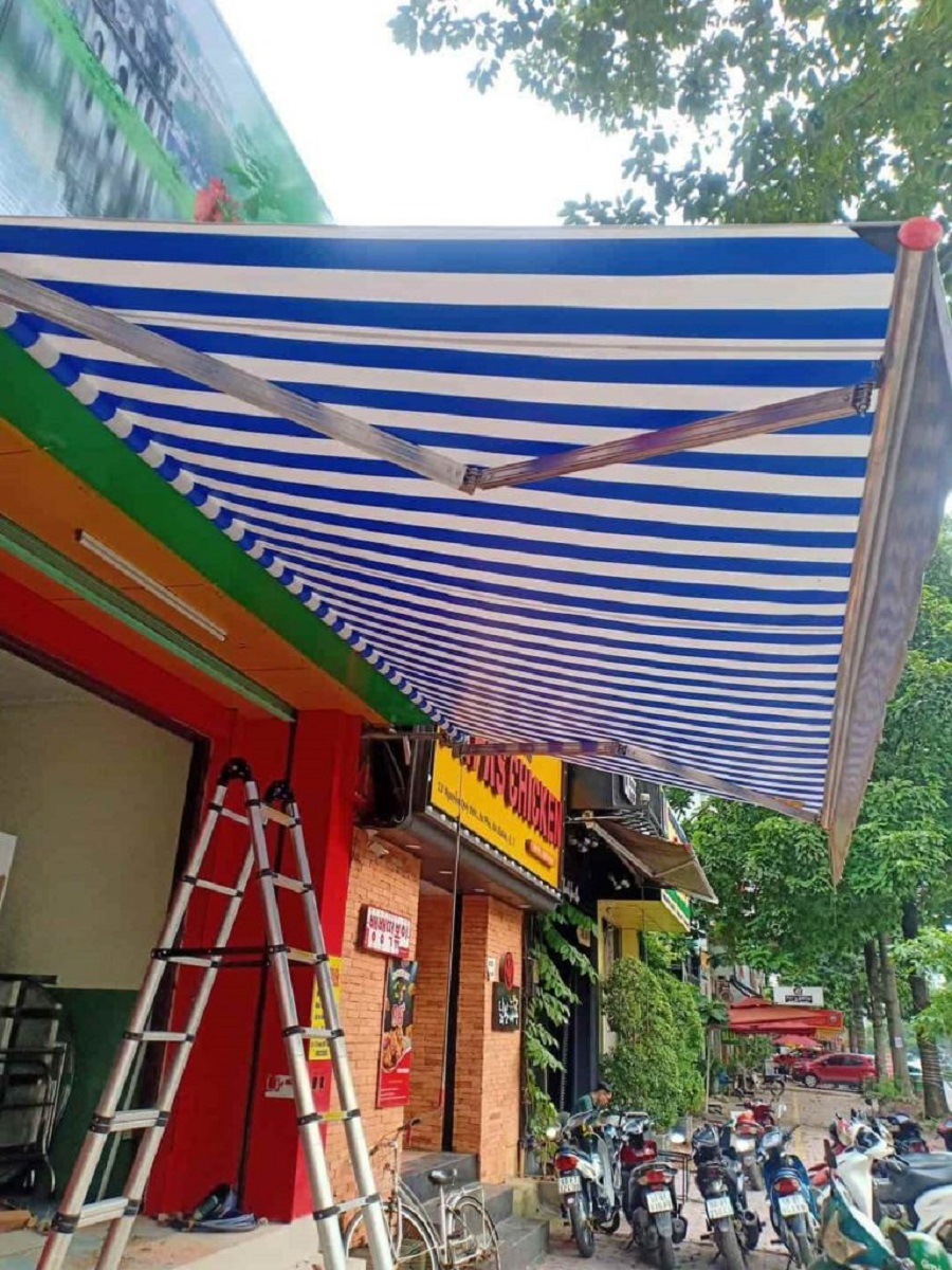 Báo giá mái hiên quay tay rẻ nhất, mẫu mã đẹp, chất lượng