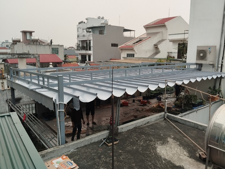 Báo giá mái xếp bạt kéo giá tốt nhất uy tín chuyên nghiệp