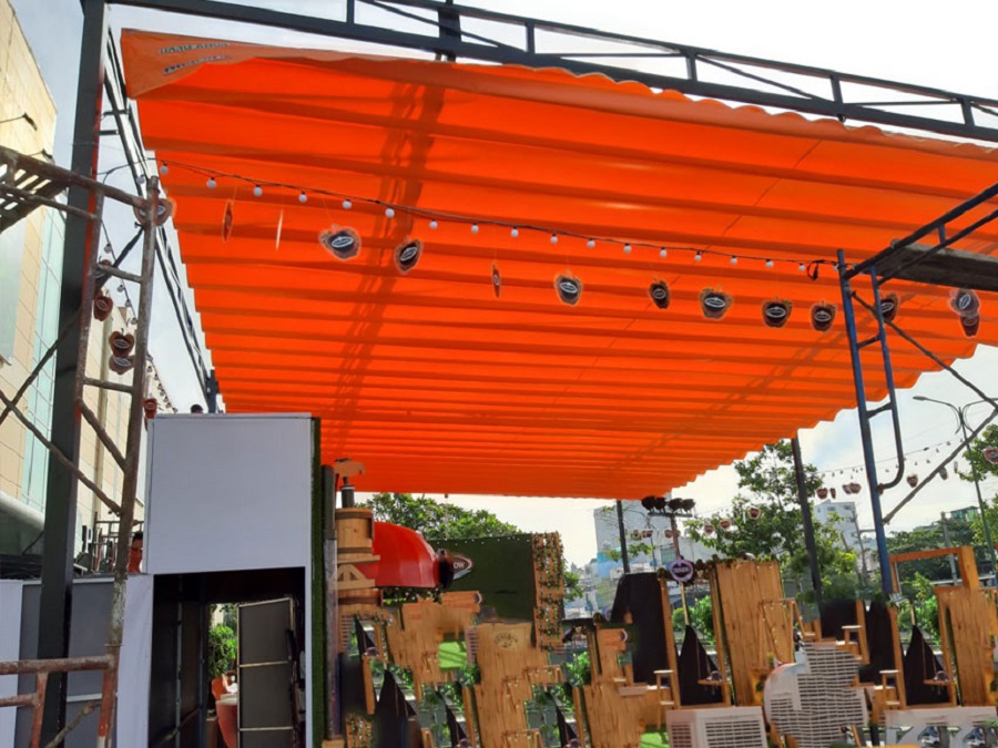 Địa chỉ chuyên thi công mái bạt di động chất lượng giá rẻ