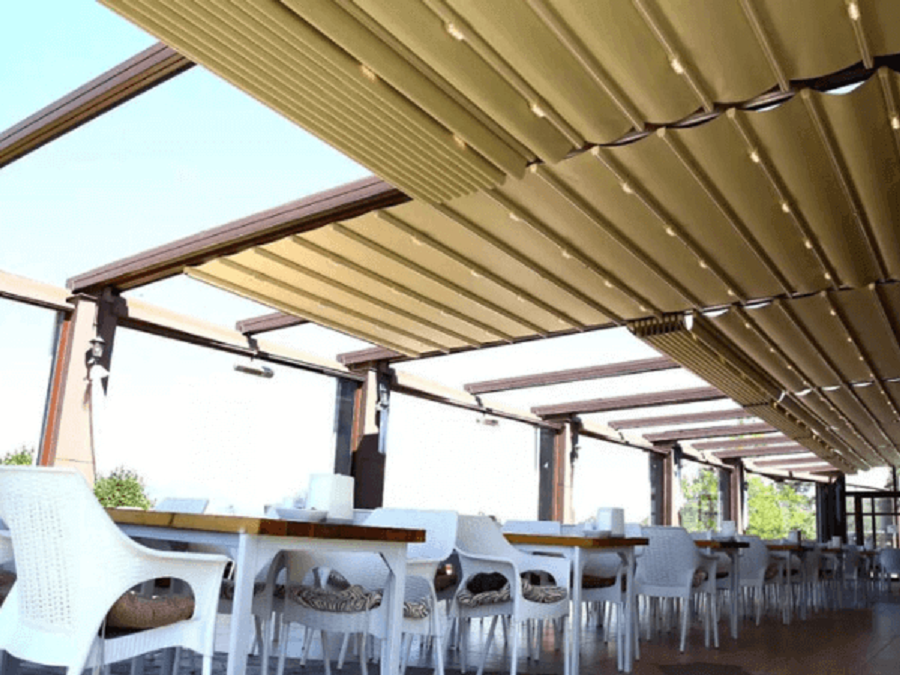 Lắp đặt mái che di động, mái bạt xếp giá rẻ uy tín chất lượng