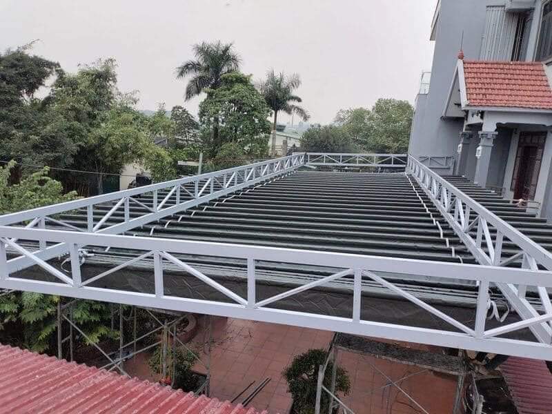 Lựa chọn mái xếp kéo lượn sóng Hà Nội giá rẻ chất lượng