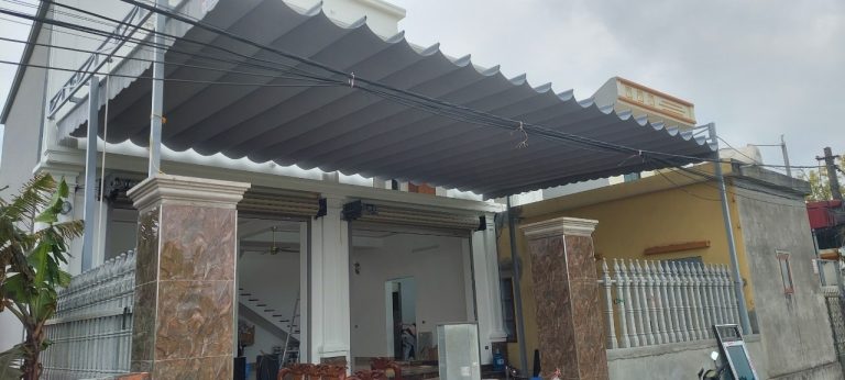 Mái xếp kéo lượn sóng có cấu tạo như thế nào?