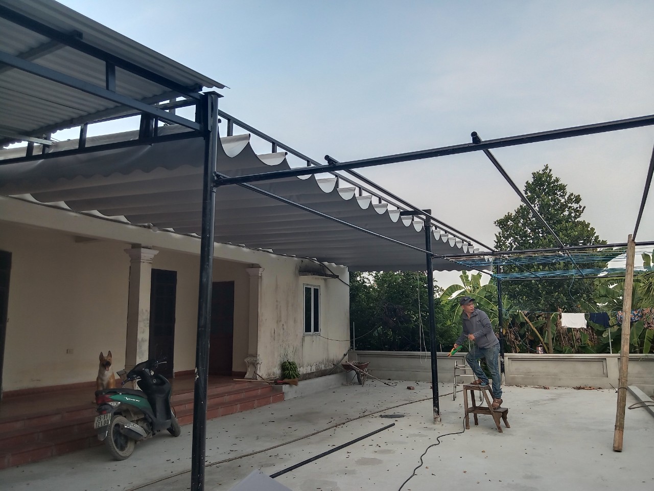 Mái hiên di động giá rẻ siêu bền giá tại xưởng