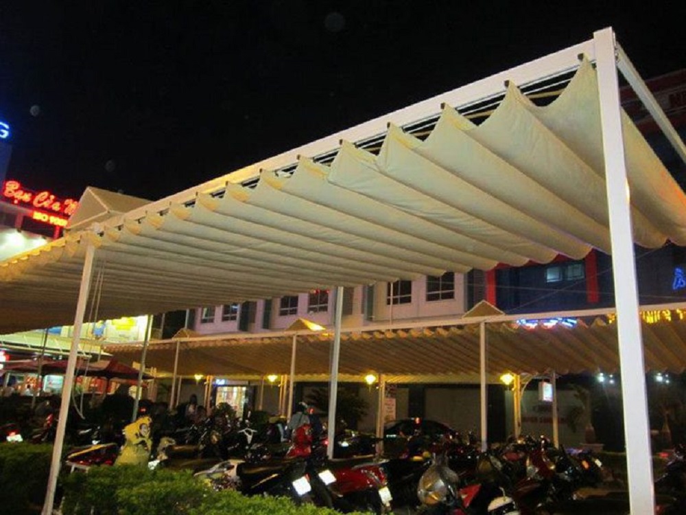 Mái hiên điều khiển từ xa giá rẻ tiện lợi cam kết gía tôt