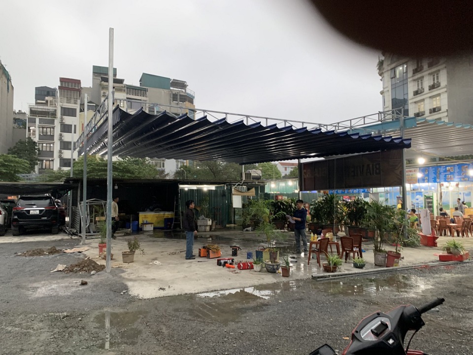 Mái xếp giá rẻ Siêu thị Hoà Phát uy tín chất lượng nhất Hà Nội