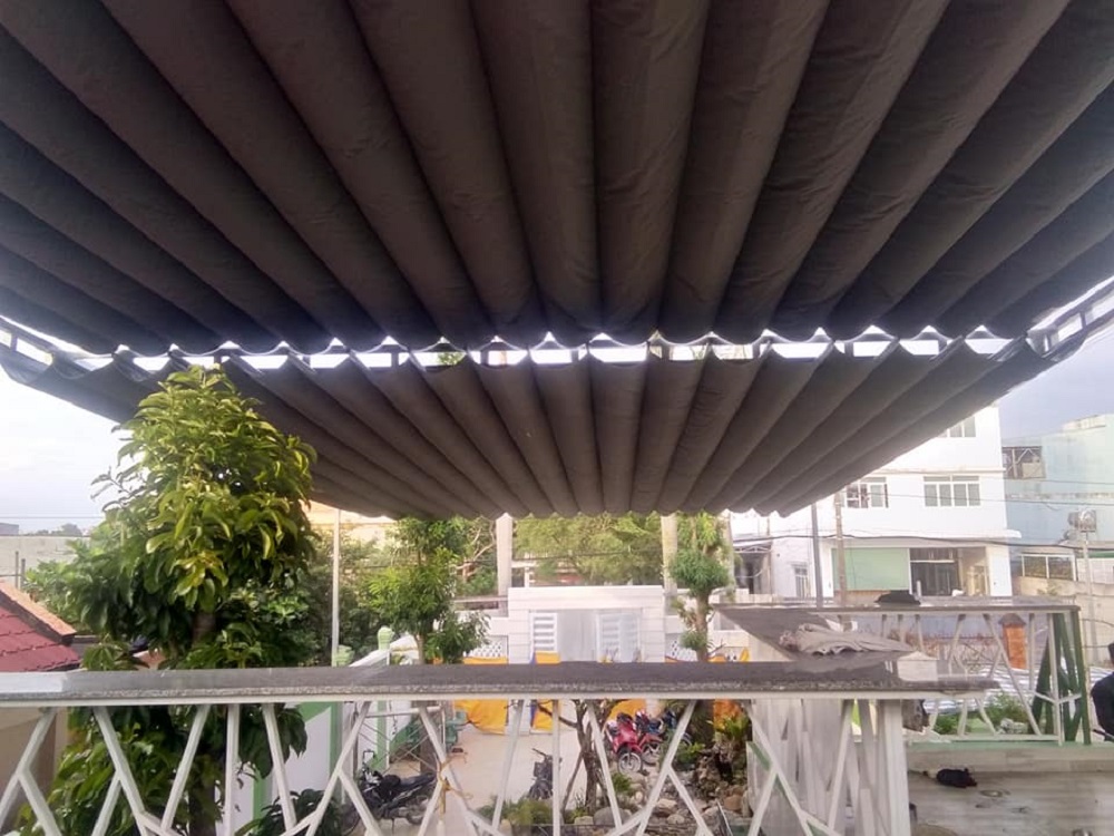 Thiết kế mái hiên di động Hà Nội giá rẻ nhanh chóng, mẫu mới